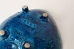 Italian Rimini Blu Glazed Leaf-Form Ceramic Vide Poche by Aldo Londi for Bitossi - Image 20