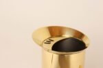 Italian Modern Brass-Plated Steel and Teak Cocktail Pitcher and Stirrer/Spoon - Image 16