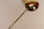 Italian Modern Brass-Plated Steel and Teak Cocktail Pitcher and Stirrer/Spoon - Image 19