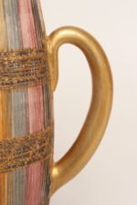 Vintage Italian Modernist Gilt Ceramic "Seta" Pitcher by Aldo Londi for Bitossi - Image 12