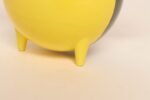 Vintage Vallauris Two Tone Gray and Yellow Ceramic Teapot by Auguste Lucchesi - Image 21