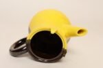 Vintage Vallauris Two Tone Gray and Yellow Ceramic Teapot by Auguste Lucchesi - Image 12