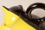 Vintage Vallauris Two Tone Gray and Yellow Ceramic Teapot by Auguste Lucchesi - Image 18