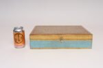 Large Vintage Italian Florentine Baroque Turquoise and Gilt-Wood Jewelry Box - Image 10