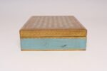 Large Vintage Italian Florentine Baroque Turquoise and Gilt-Wood Jewelry Box - Image 5
