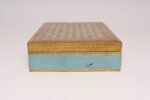 Large Vintage Italian Florentine Baroque Turquoise and Gilt-Wood Jewelry Box - Image 5