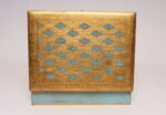 Large Vintage Italian Florentine Baroque Turquoise and Gilt-Wood Jewelry Box - Image 8