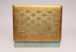 Large Vintage Italian Florentine Baroque Turquoise and Gilt-Wood Jewelry Box - Image 8