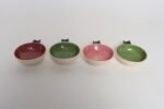 Set of Four Vintage Green and Pink Ceramic Ramekins/Ashtrays by Charles Wilton - Image 7