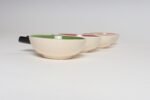 Set of Four Vintage Green and Pink Ceramic Ramekins/Ashtrays by Charles Wilton - Image 3