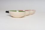 Set of Four Vintage Green and Pink Ceramic Ramekins/Ashtrays by Charles Wilton - Image 3
