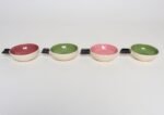 Set of Four Vintage Green and Pink Ceramic Ramekins/Ashtrays by Charles Wilton - Image 11