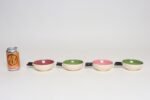 Set of Four Vintage Green and Pink Ceramic Ramekins/Ashtrays by Charles Wilton - Image 12