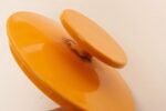 Vintage French Orange Melamine Ten Piece Canister / Spice Set by Sitap - Image 31