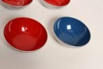 Set of Twelve Small Danish Modern Enamel and Brushed Aluminum Snack Bowls - Image 25