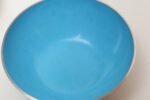 Set of Twelve Small Danish Modern Enamel and Brushed Aluminum Snack Bowls - Image 12