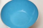 Set of Twelve Small Danish Modern Enamel and Brushed Aluminum Snack Bowls - Image 12