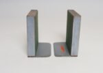 Vintage Deco Folk Art Painted Wood and Wheeling Ceramic Tile "Pegasus" Bookend - Image 5
