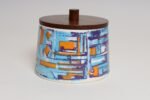 Vintage Elfi Stadler for Schramberg Faience Ceramic Lidded Jar / Canister / Box - Image 3