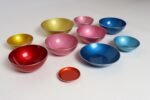 Set of Ten Norwegian Modern Enamel Multi-Color Bowls by Bjørn Engø for Emalox - Image 6