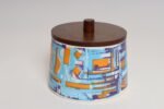 Vintage Elfi Stadler for Schramberg Faience Ceramic Lidded Jar / Canister / Box - Image 5