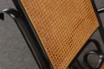 Vintage Thonet Ebonized Bentwood and Rattan Rocking Chair - Image 16
