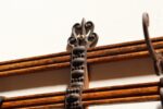 Antique Victorian Style Oak and Cast Iron Coat Rack - Image 11