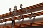 Antique Victorian Style Oak and Cast Iron Coat Rack - Image 8