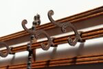 Antique Victorian Style Oak and Cast Iron Coat Rack - Image 8