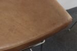 Set of Four Brazilian Leather and Stainless Steel Bar Stools by Fernando Jaeger - Image 24