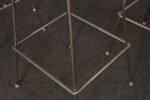 Set of Four Brazilian Leather and Stainless Steel Bar Stools by Fernando Jaeger - Image 25