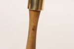 Pair of Sculptural Vintage Austrian Brass and Walnut Candlesticks - Image 22