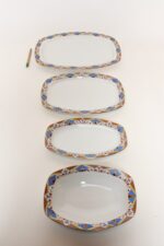 Set of Five Art Deco Bohemian Czechoslavakia Porcelain Serving Pieces by Mepoco - Image 5