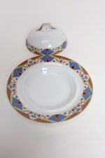 Set of Five Art Deco Bohemian Czechoslavakia Porcelain Serving Pieces by Mepoco - Image 12