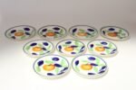Set of Nine Vintage Italian "Orange" Fruit Motif Plates by Richard Ginori - Image 2