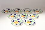 Set of Nine Vintage Italian "Orange" Fruit Motif Plates by Richard Ginori - Image 2