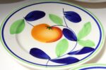 Set of Nine Vintage Italian "Orange" Fruit Motif Plates by Richard Ginori - Image 25
