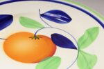 Set of Nine Vintage Italian "Orange" Fruit Motif Plates by Richard Ginori - Image 5