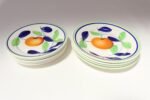 Set of Nine Vintage Italian "Orange" Fruit Motif Plates by Richard Ginori - Image 3