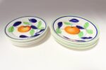 Set of Nine Vintage Italian "Orange" Fruit Motif Plates by Richard Ginori - Image 3