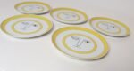 Set of Five Vintage Taste Setter Collection Winking Lion Plates by Sigma Italy - Image 4