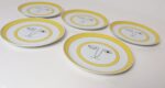 Set of Five Vintage Taste Setter Collection Winking Lion Plates by Sigma Italy - Image 4