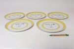 Set of Five Vintage Taste Setter Collection Winking Lion Plates by Sigma Italy - Image 5