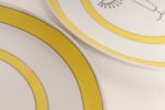 Set of Five Vintage Taste Setter Collection Winking Lion Plates by Sigma Italy - Image 11