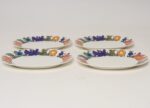 Set of Four Vintage Villeroy & Boch "Acapulco" Bird Motif Deep Oval Plates - Image 4
