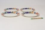 Set of Four Vintage Villeroy & Boch "Acapulco" Bird Motif Deep Oval Plates - Image 9
