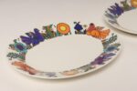 Set of Four Vintage Villeroy & Boch "Acapulco" Bird Motif Deep Oval Plates - Image 8