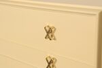 Vintage Ten Drawer Dresser Debonaire Cabinet with Brass X Pulls by Paul Frankl - Image 23