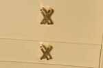 Vintage Ten Drawer Dresser Debonaire Cabinet with Brass X Pulls by Paul Frankl - Image 20