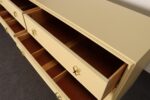 Vintage Ten Drawer Dresser Debonaire Cabinet with Brass X Pulls by Paul Frankl - Image 18
